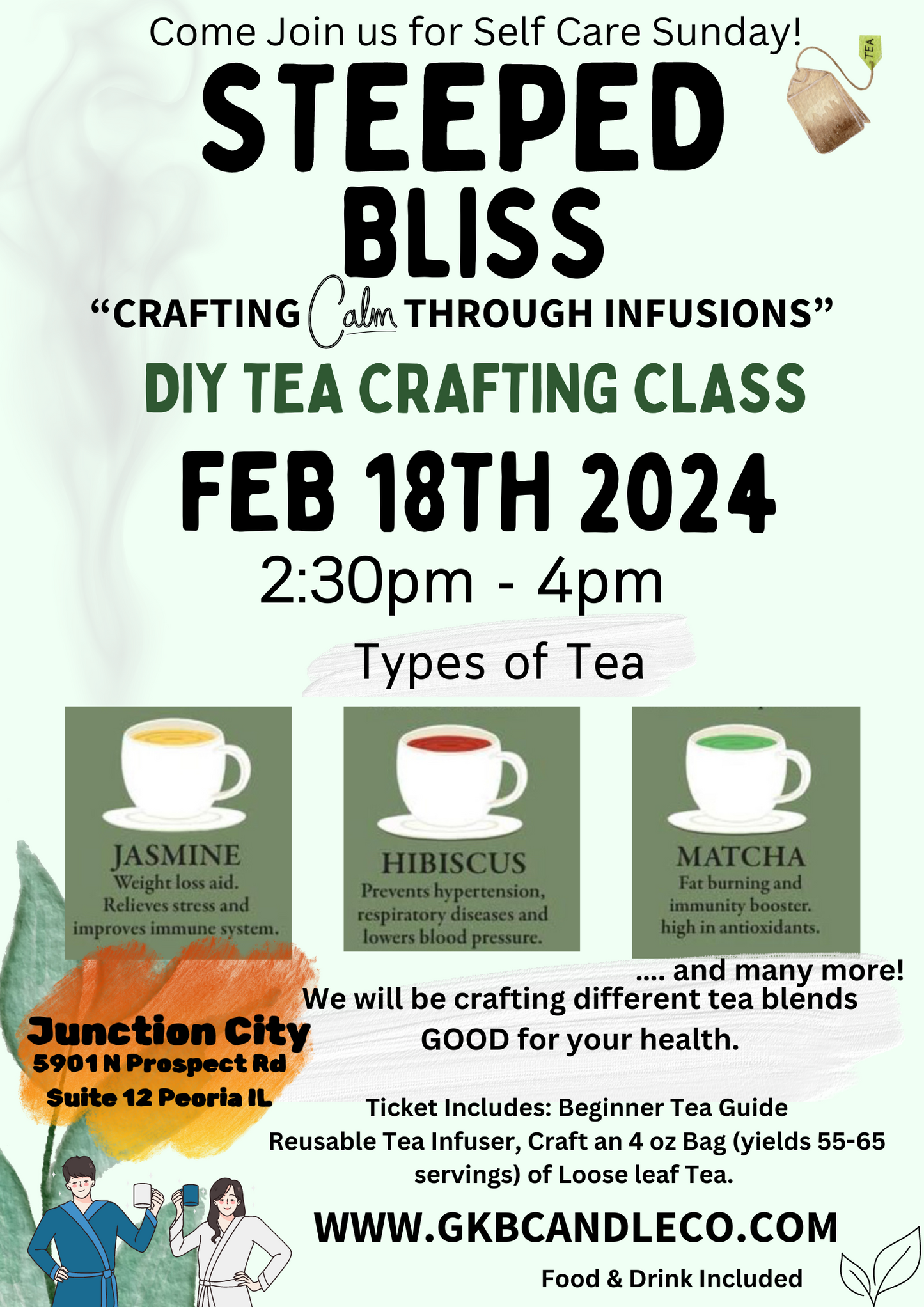 Steeped Bliss - DIY TEA crafting class ☕️