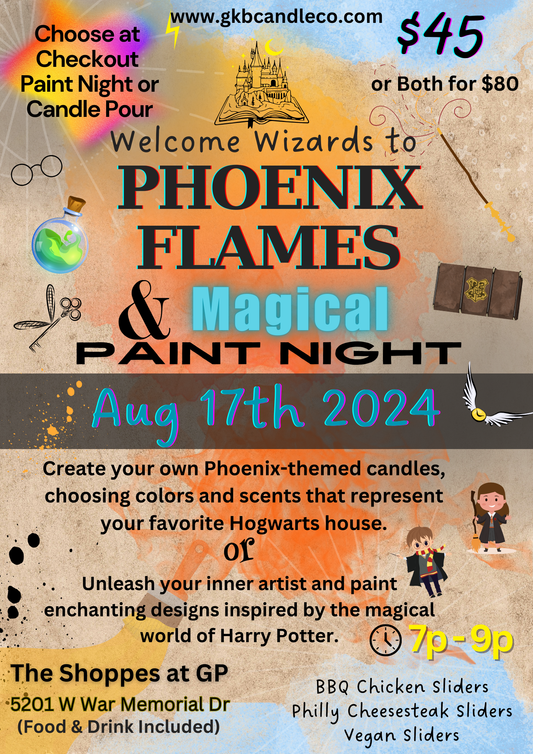 Phoenix Flames & Magical Paint Night